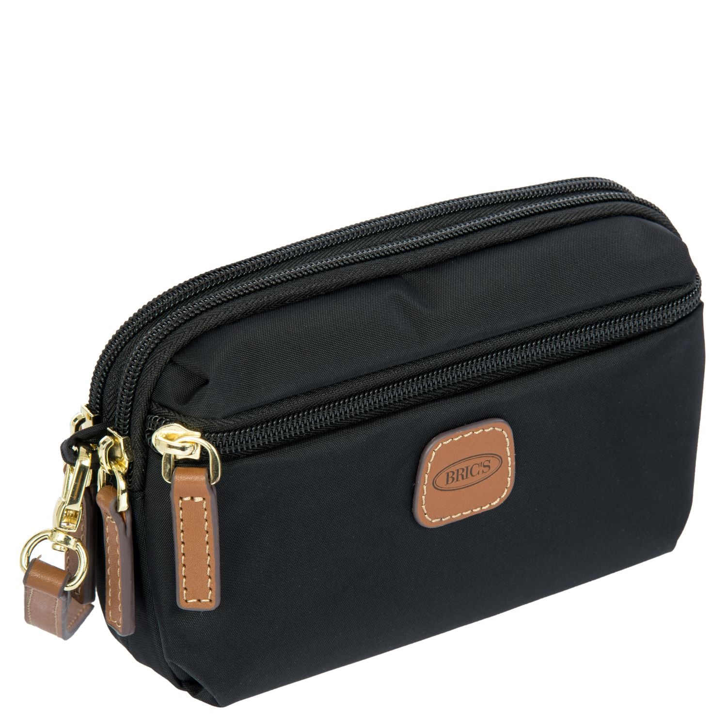 BRIC'S Small Travel Shoulder Bag (Black)
