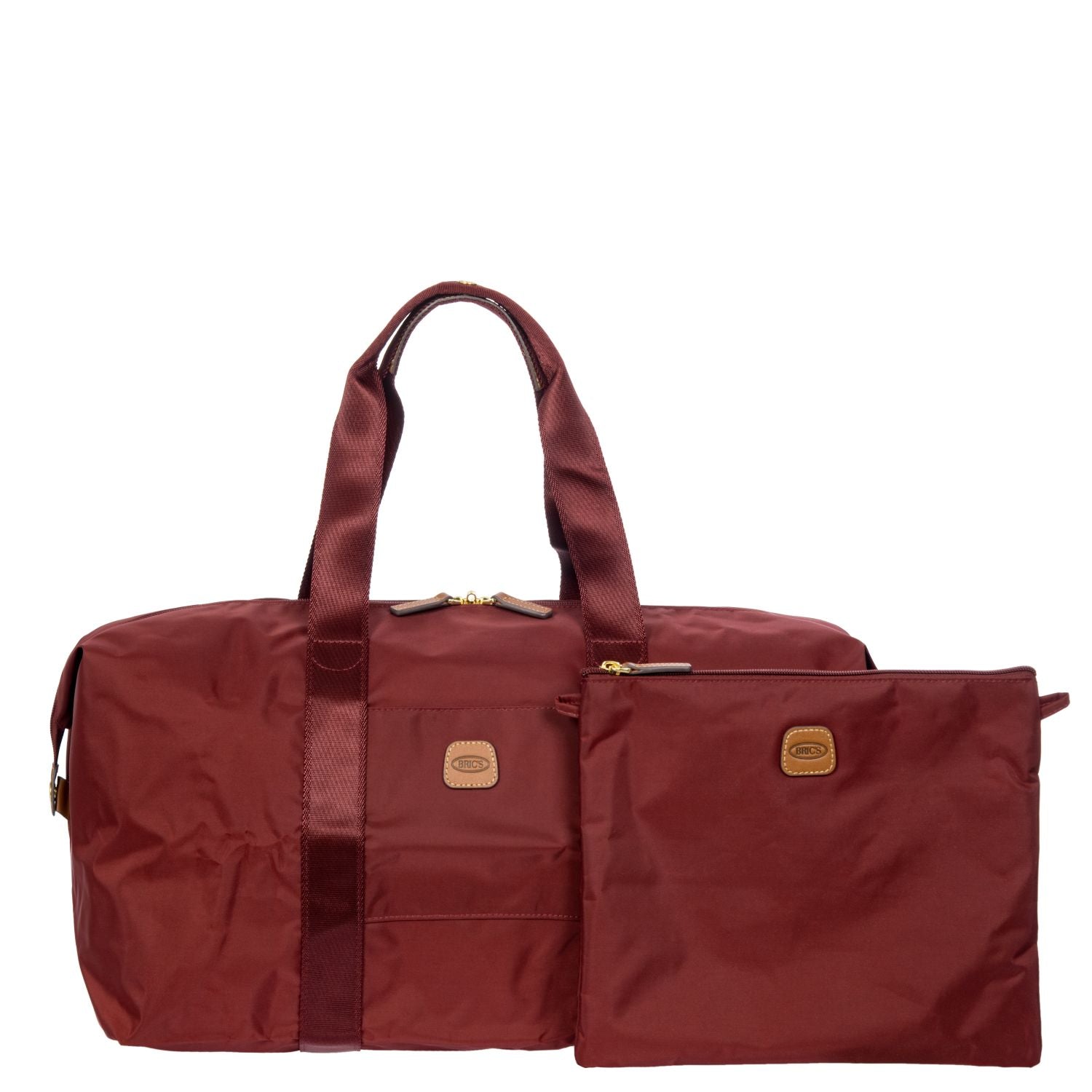 Bric's X-Bag 18" Folding Duffel Bag (Bordeaux)