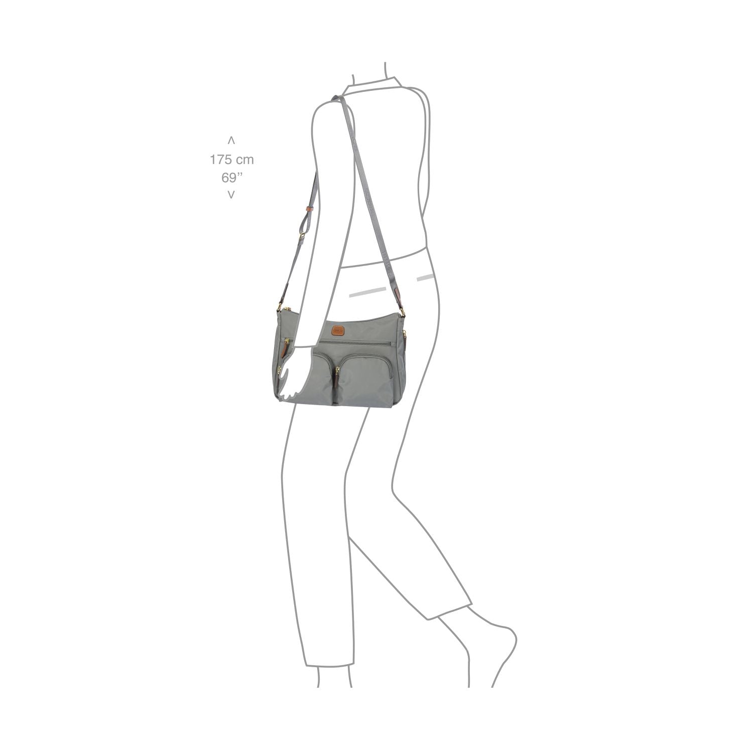 BRIC'S X-Bag Exp. Shoulderbag (Cloud)