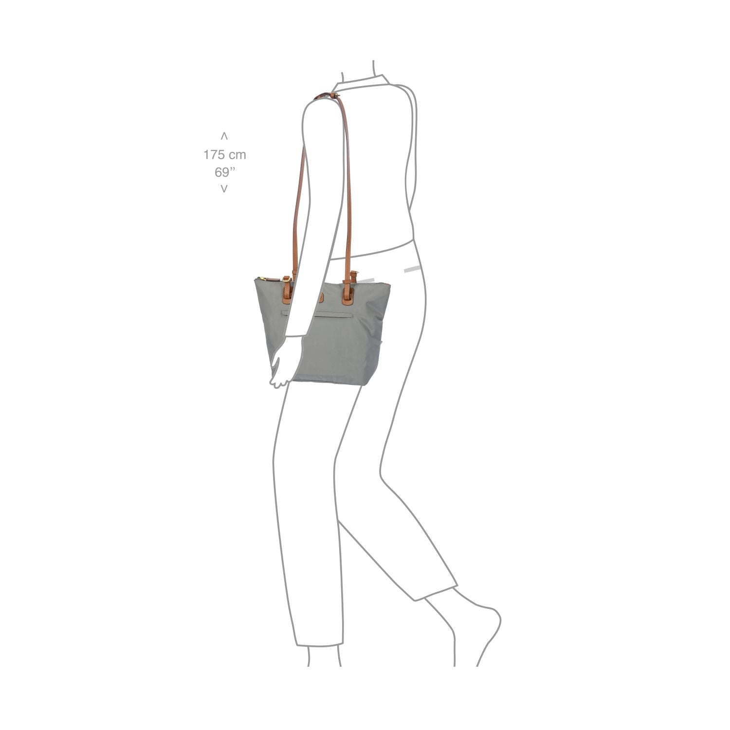 BRIC'S X-Bag Shoulder Bag-M (Cloud)