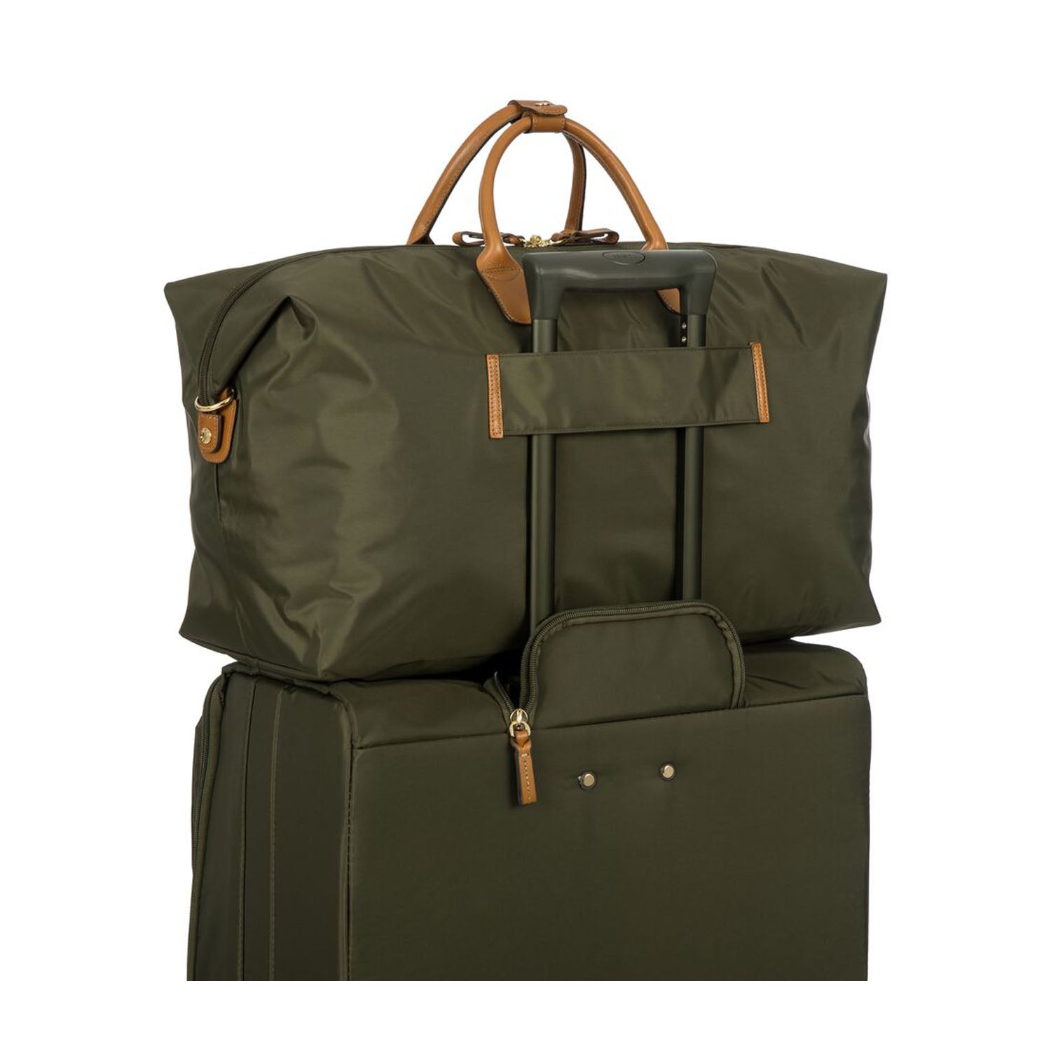 BRIC'S X-Travel Holdall Travel Duffel Bag (Olive)