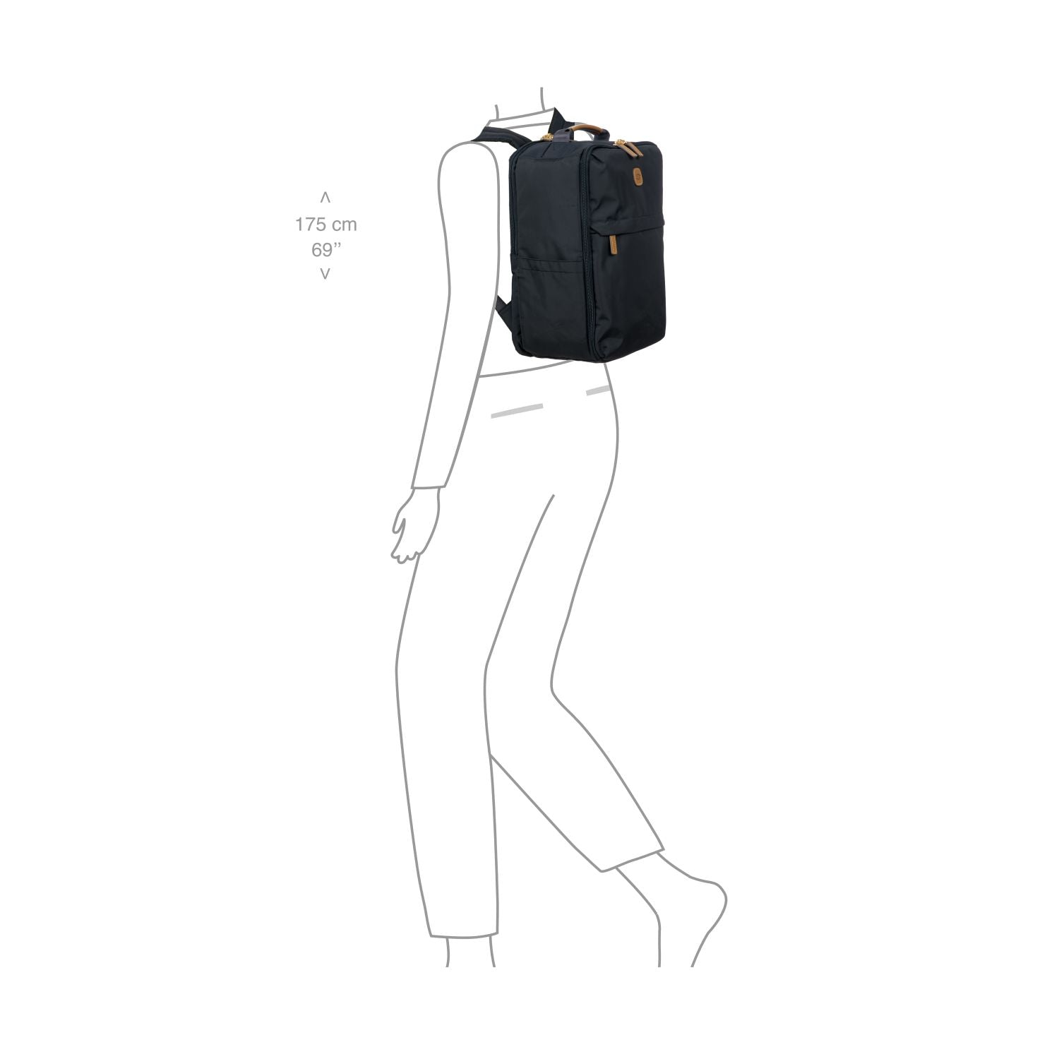 Bric'S X-Travel Underseat Backpack - Ocean Blue