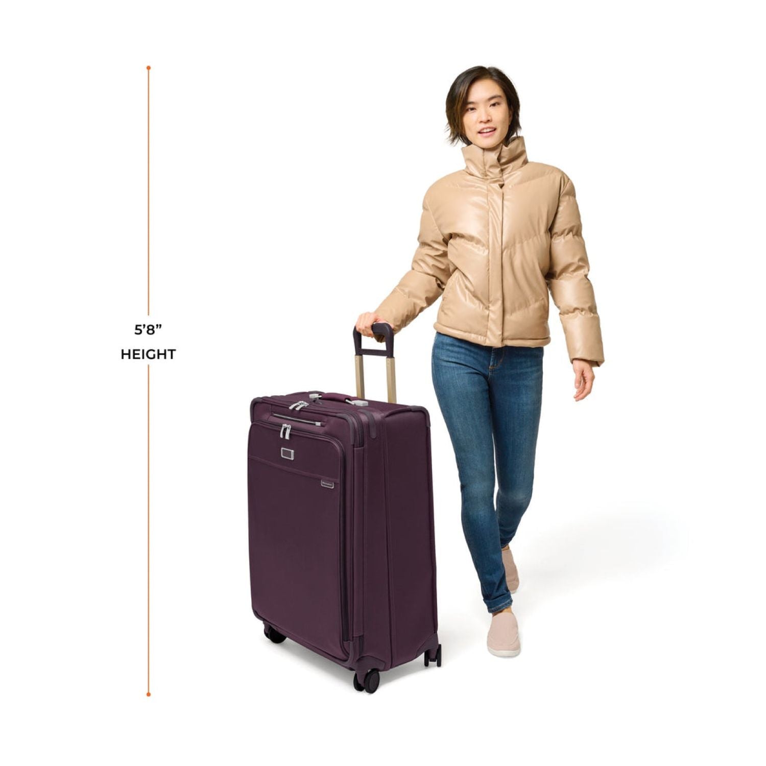 Briggs & Riley Baseline Large Expandable Spinner - Plum