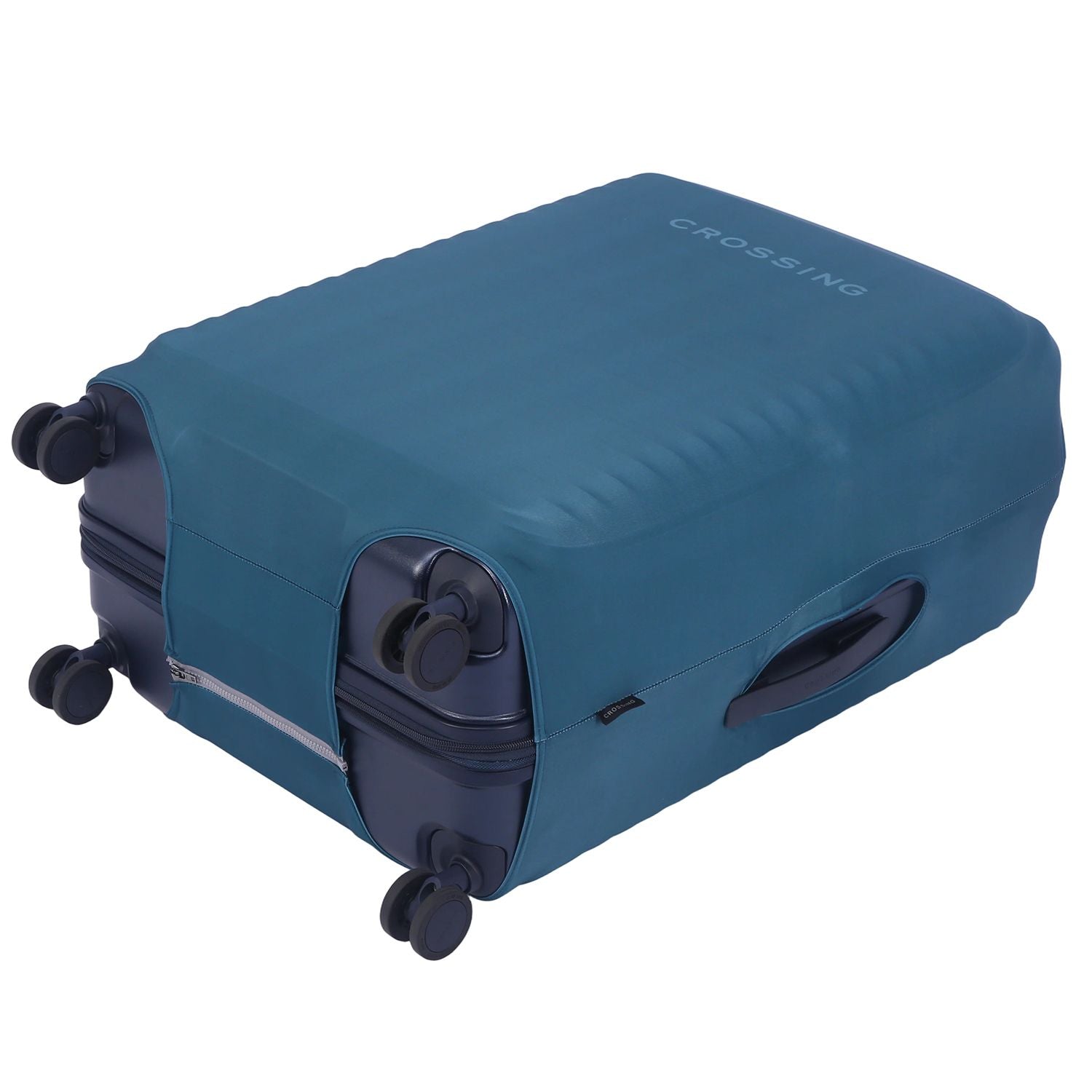 Crossing Block Series Luggage Cover V2 L - Perisan Blue