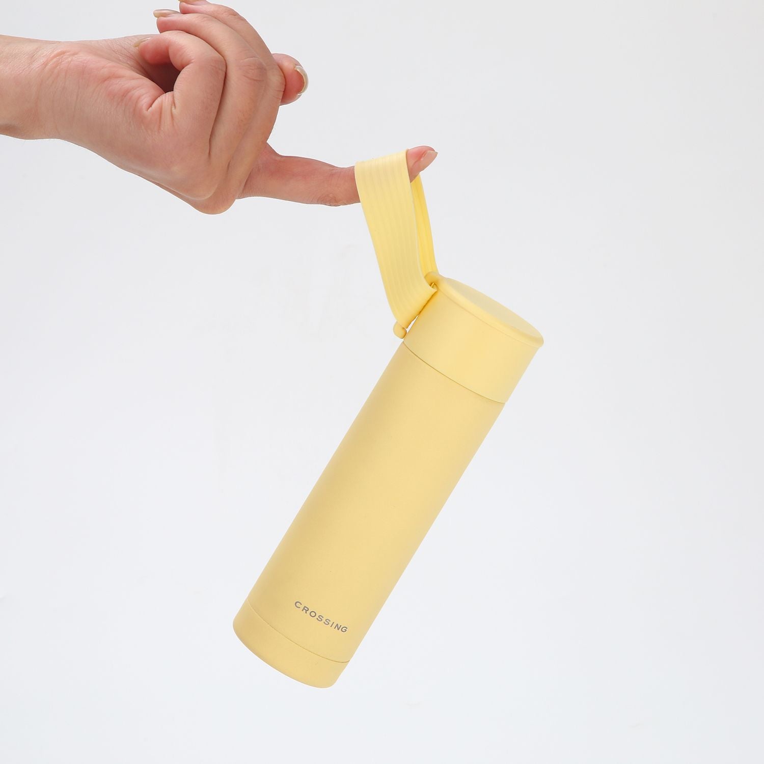 Crossing Compact Slim Insulated S/S Bottle 180ml - Butter Yellow