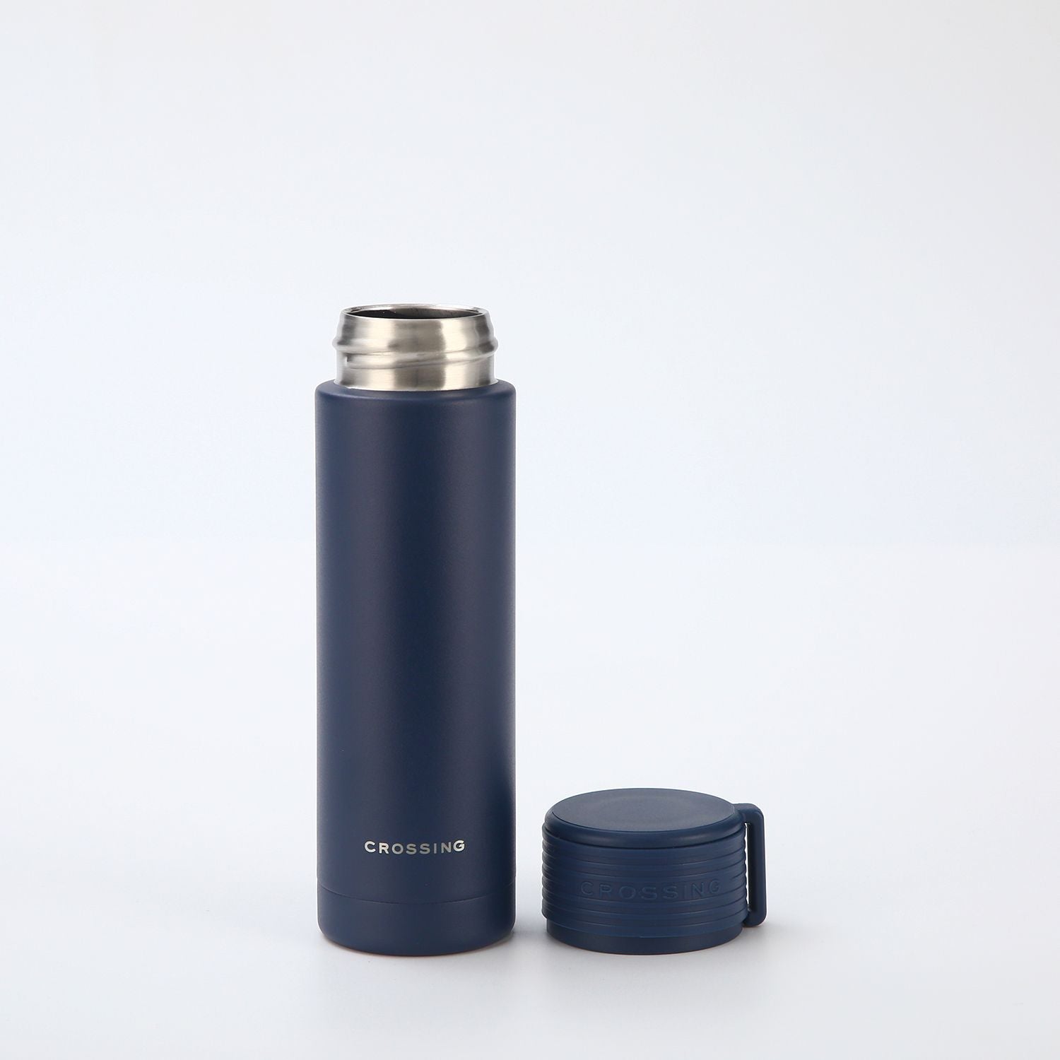 Crossing Compact Slim Insulated S/S Bottle 180ml - Ink Blue