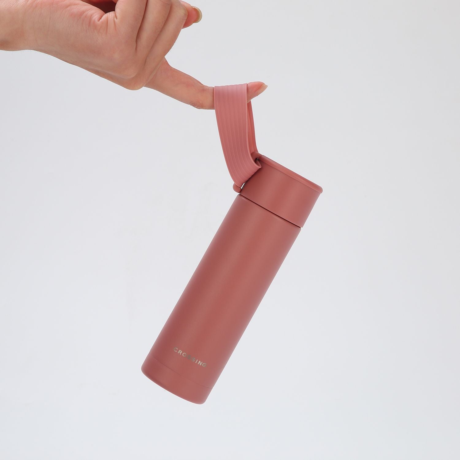 Crossing Compact Slim Insulated S/S Bottle 180ml - Rose Quartz