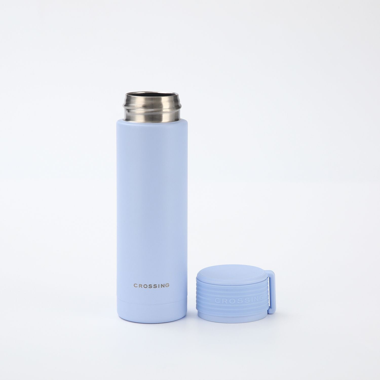 Crossing Compact Slim Insulated S/S Bottle 180ml - Sky Blue