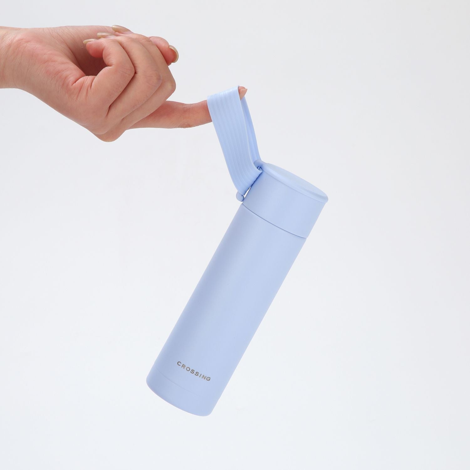 Crossing Compact Slim Insulated S/S Bottle 180ml - Sky Blue