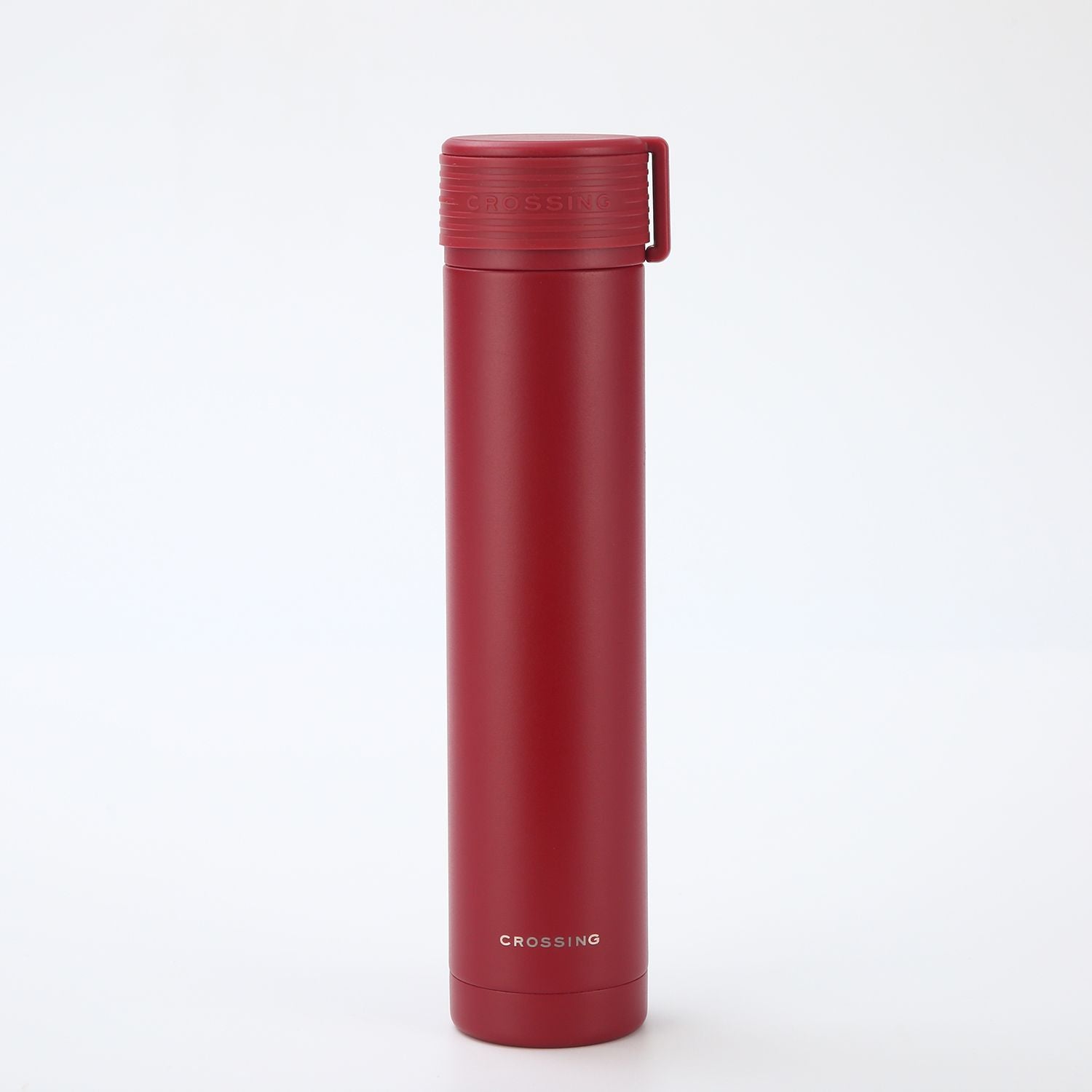 Crossing Compact Slim Insulated S/S Bottle 250ml - Burgundy