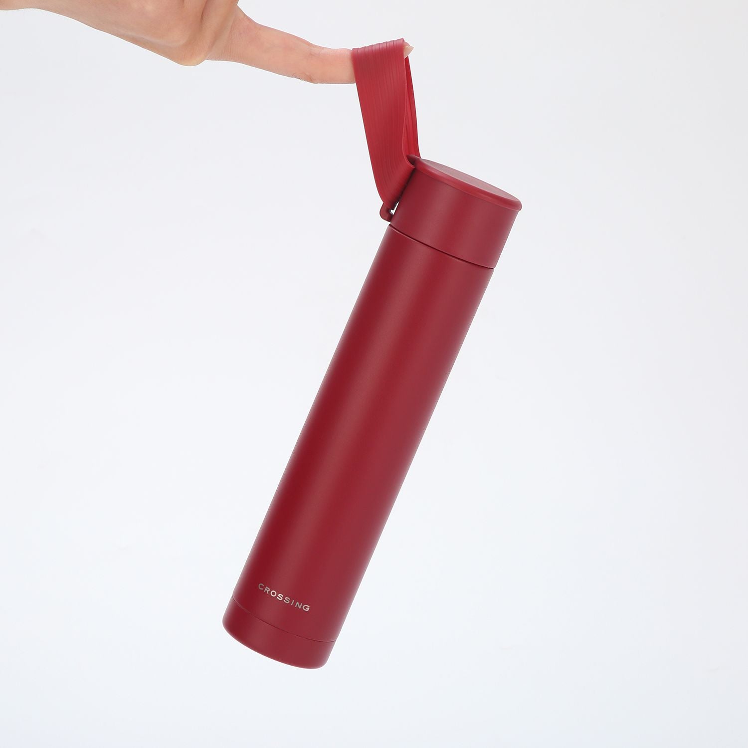 Crossing Compact Slim Insulated S/S Bottle 250ml - Burgundy