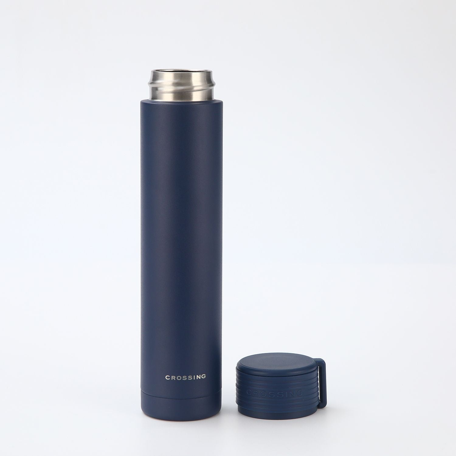 Crossing Compact Slim Insulated S/S Bottle 250ml - Ink Blue