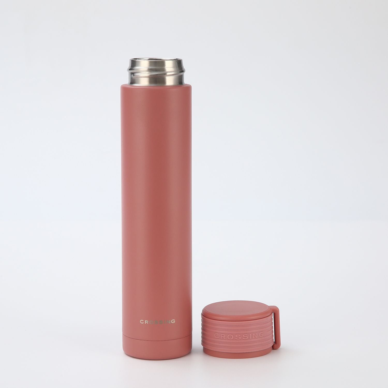 Crossing Compact Slim Insulated S/S Bottle 250ml - Rose Quartz