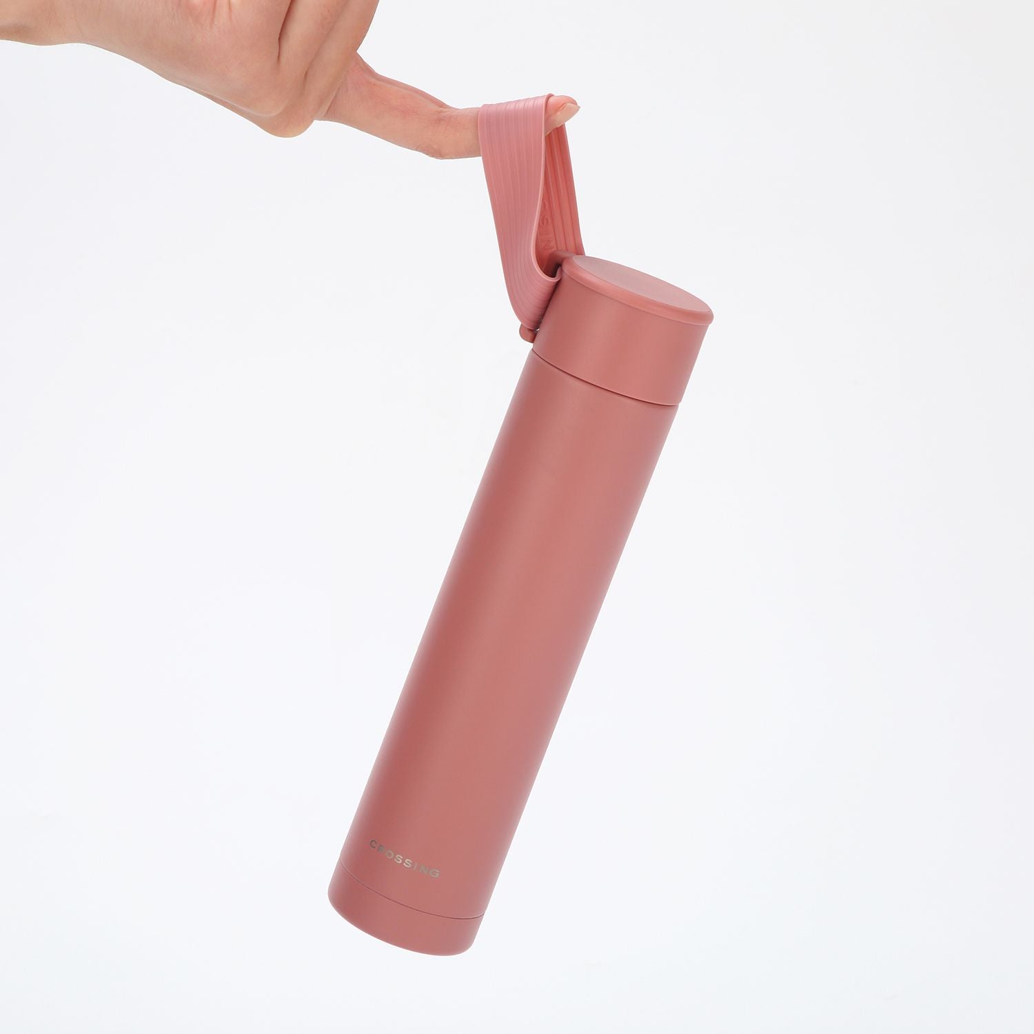 Crossing Compact Slim Insulated S/S Bottle 250ml - Rose Quartz