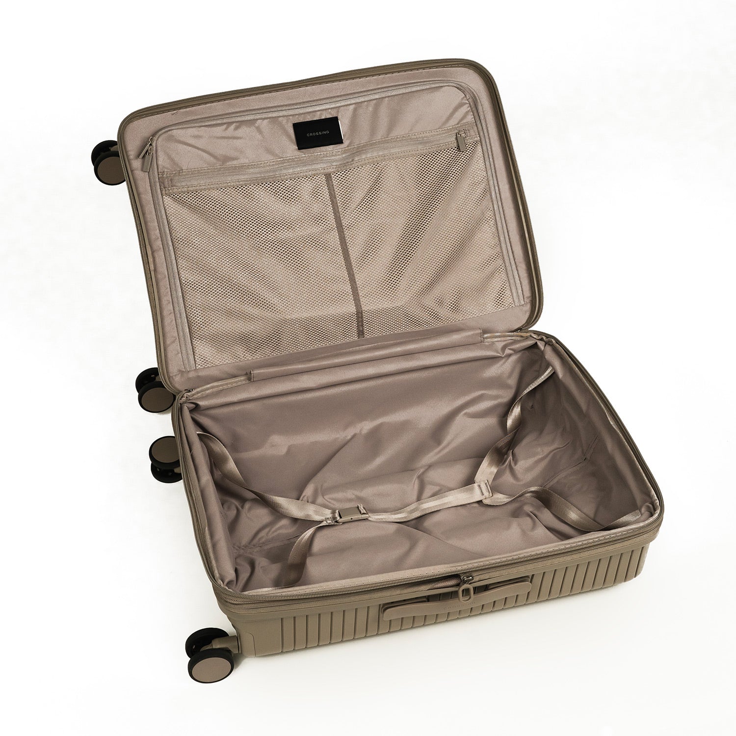 Crossing GLID Polypropylene Medium 25" Luggage - Taupe