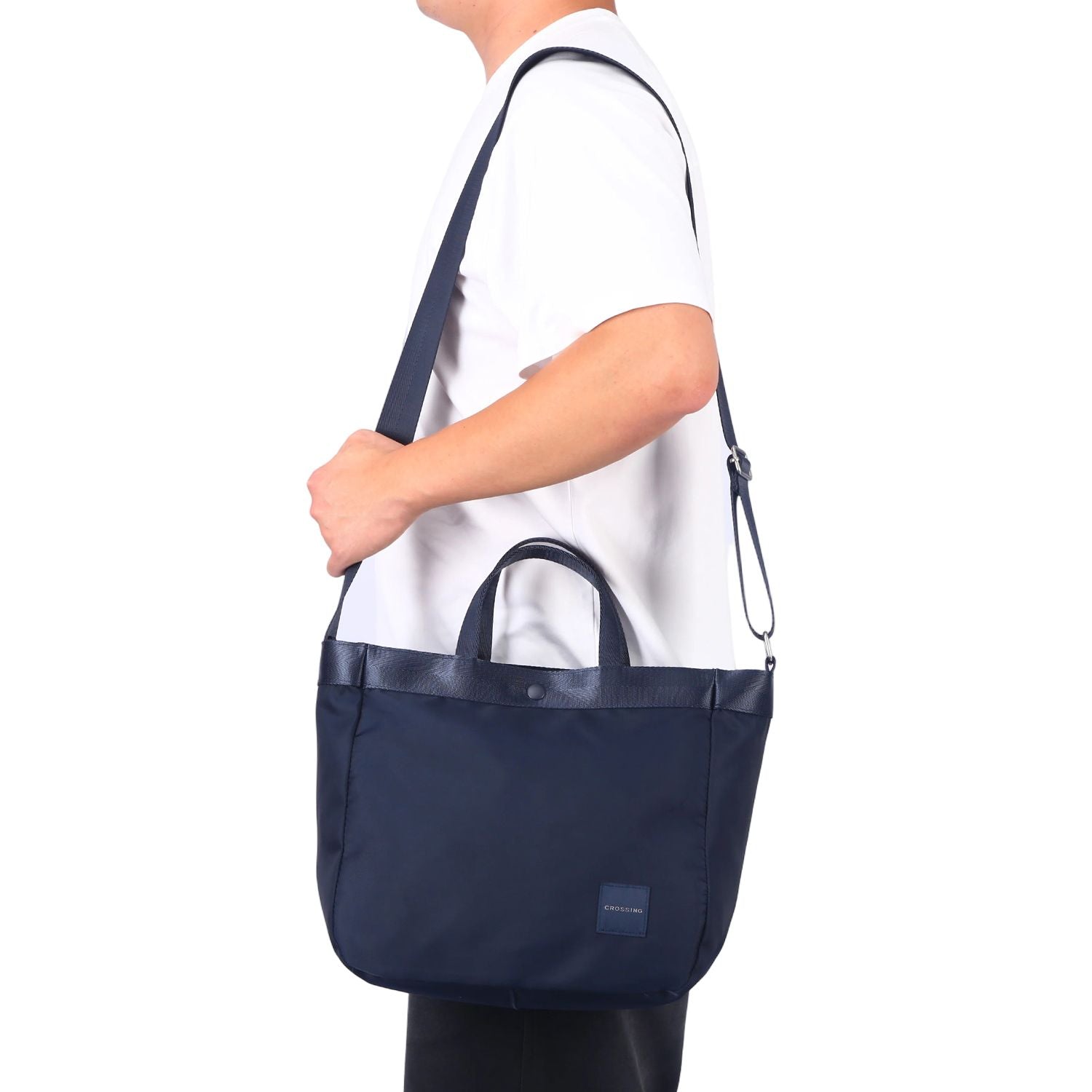 Crossing Hollis Anti-Theft RFID Dual Carry Crossbody Bag V3 - Navy