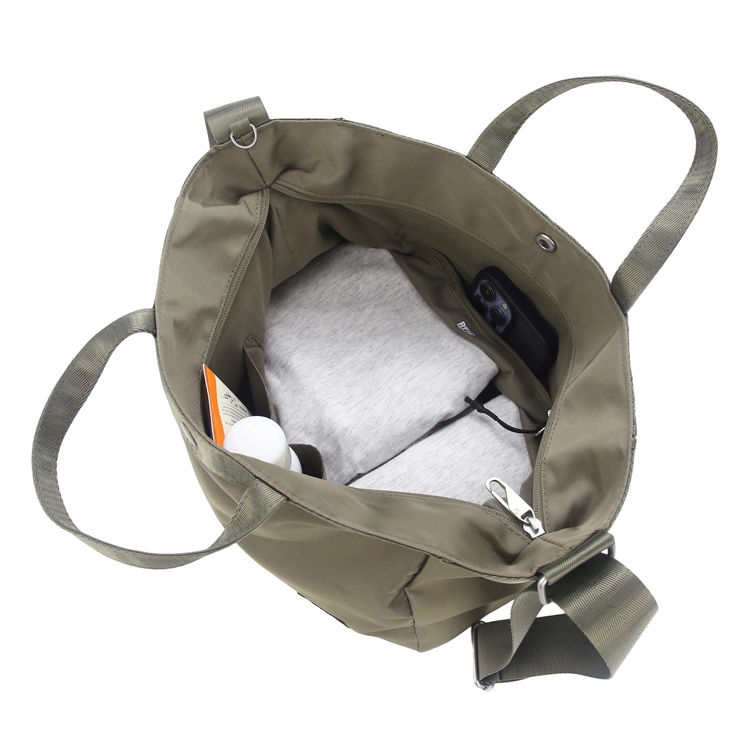 Crossing Hollis Anti-Theft RFID Dual Carry Crossbody Bag V3 - Olive