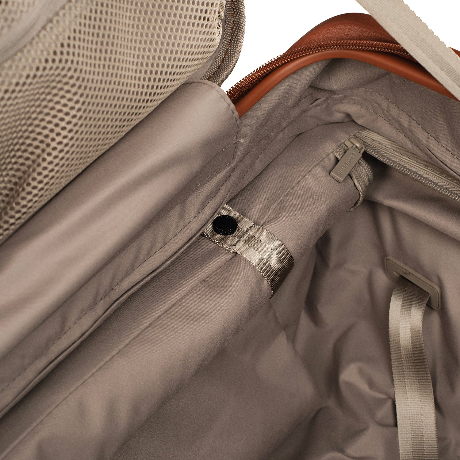 CROSSING INVI TRUNK 26" Medium Expandable Luggage With Front & Middle Access - Brick