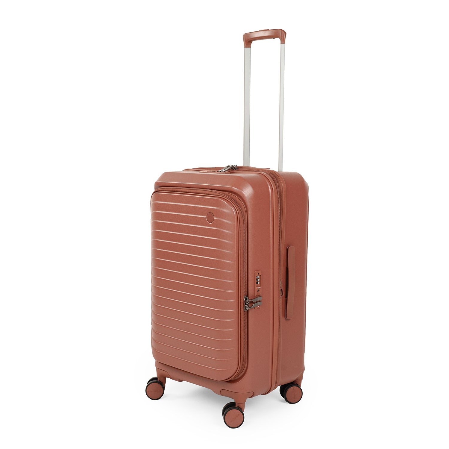CROSSING INVI TRUNK 26" Medium Expandable Luggage With Front & Middle Access - Brick