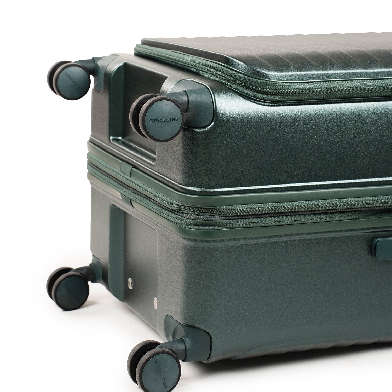 CROSSING INVI TRUNK 30" Large Expandable Luggage With Front & Middle Access - Squash