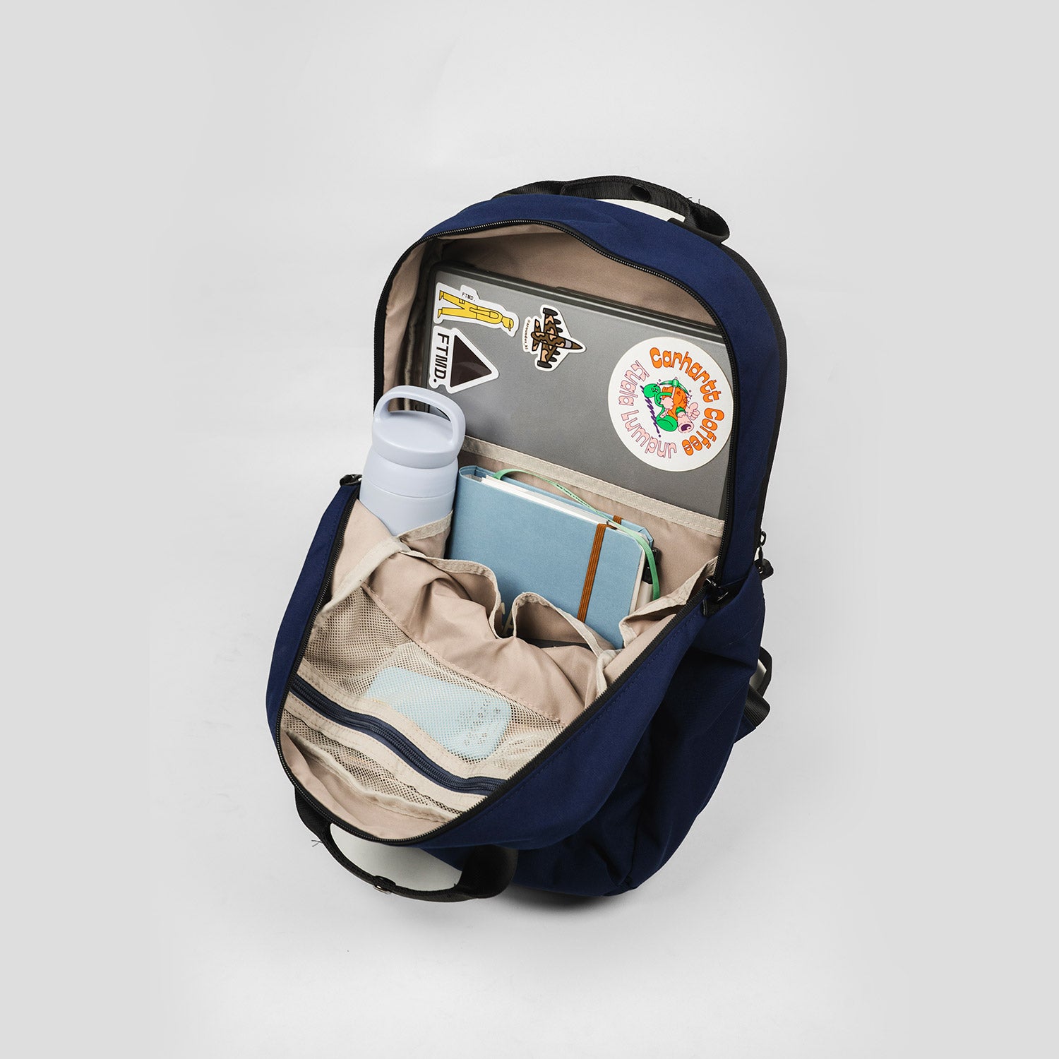 Crossing Jet Set Utility Laptop Backpack 15.6” with RFID - Navy