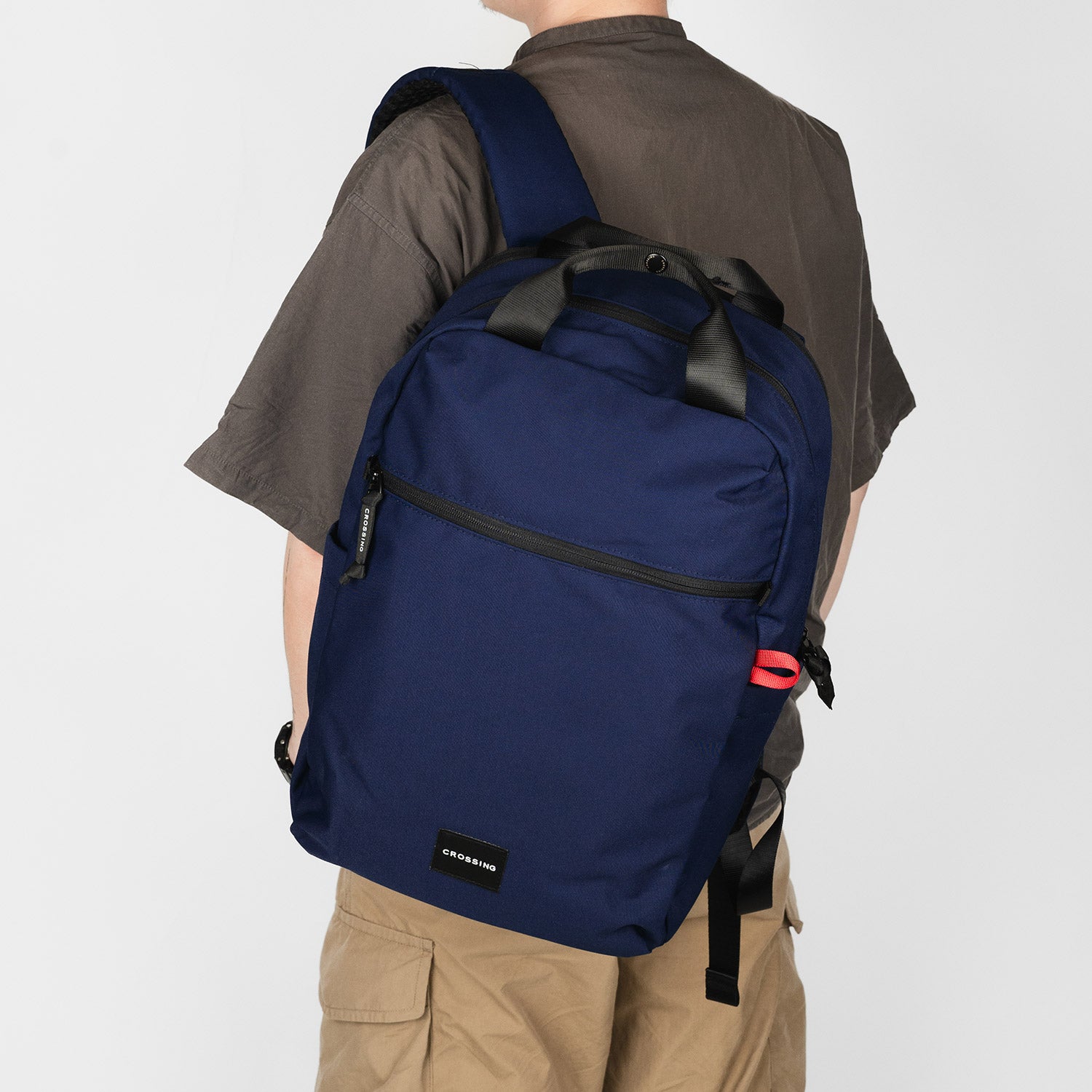 Crossing Jet Set Utility Laptop Backpack 15.6” with RFID - Navy