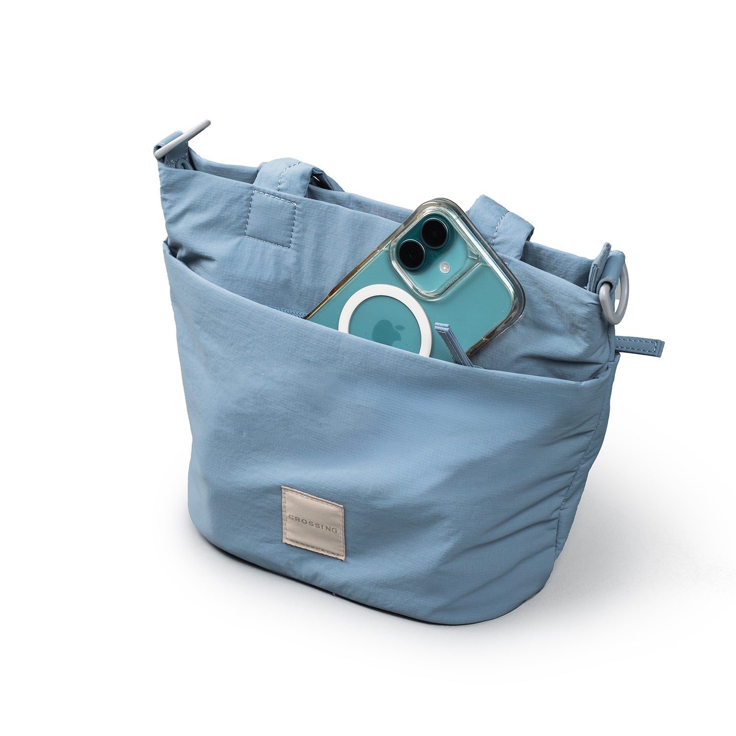 Crossing Jill Anti-Theft RFID Dual Carry Crossbody Bag - Blue