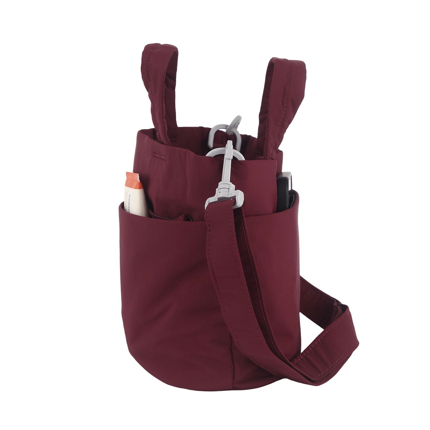 Crossing Jill Anti-Theft RFID Dual Carry Crossbody Bag V3 - Burgundy