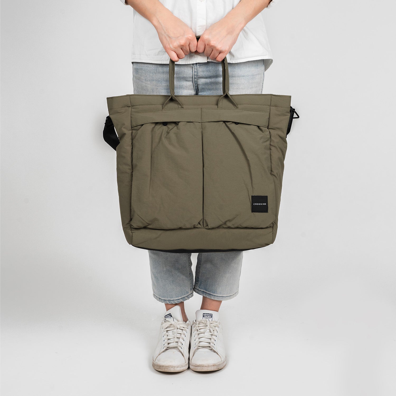 Crossing Joel Dual Carry Tote Bag - Green