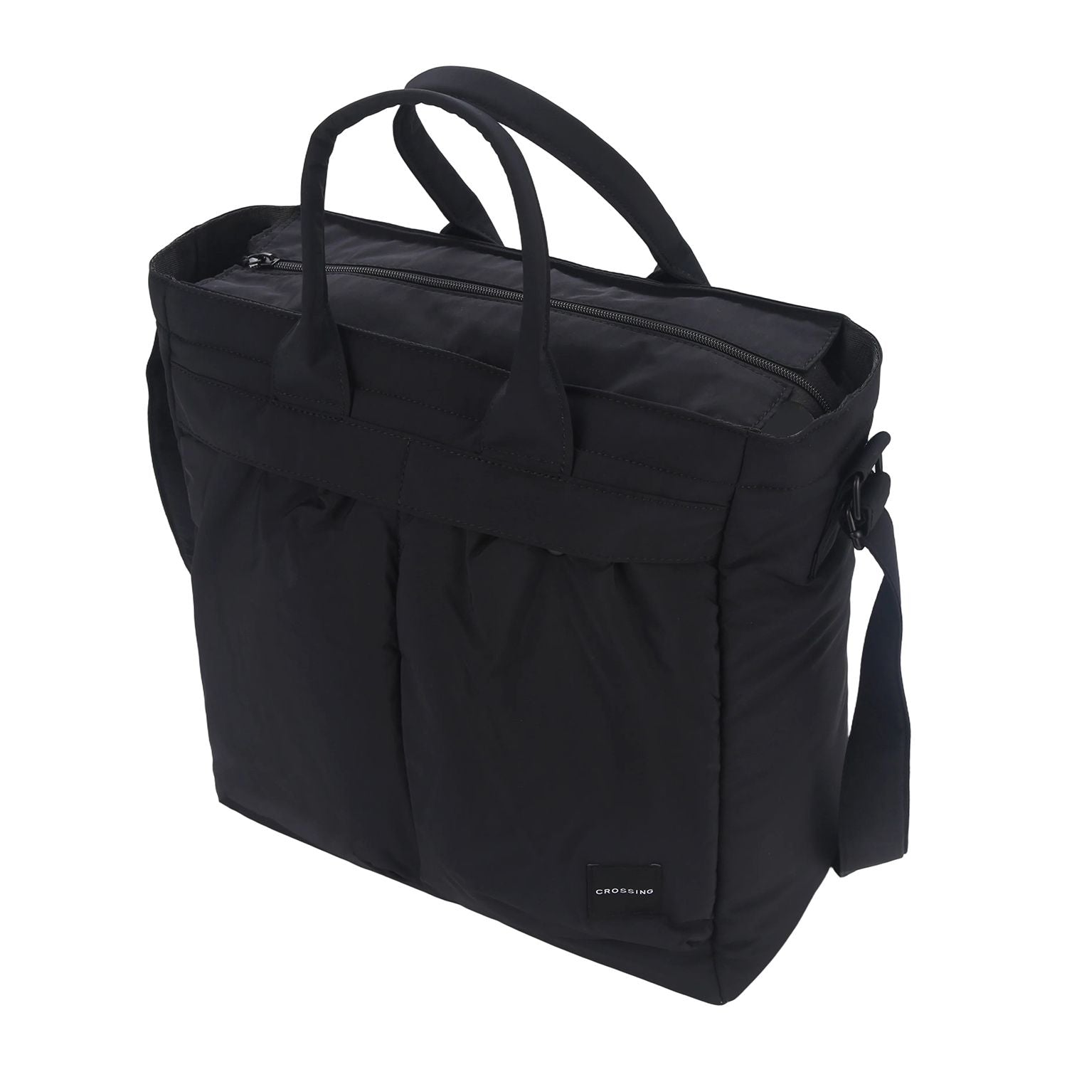 Crossing Joel Dual Carry Tote Bag V3 - Black
