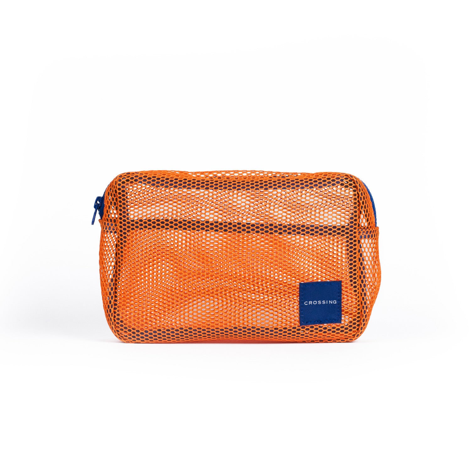 Crossing Jules Everywhere Mesh Pouch (Large) - Orange/Blue