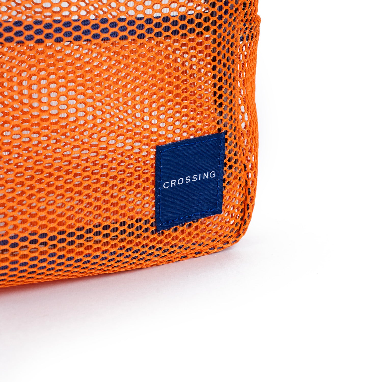 Crossing Jules Everywhere Mesh Pouch (Large) - Orange/Blue