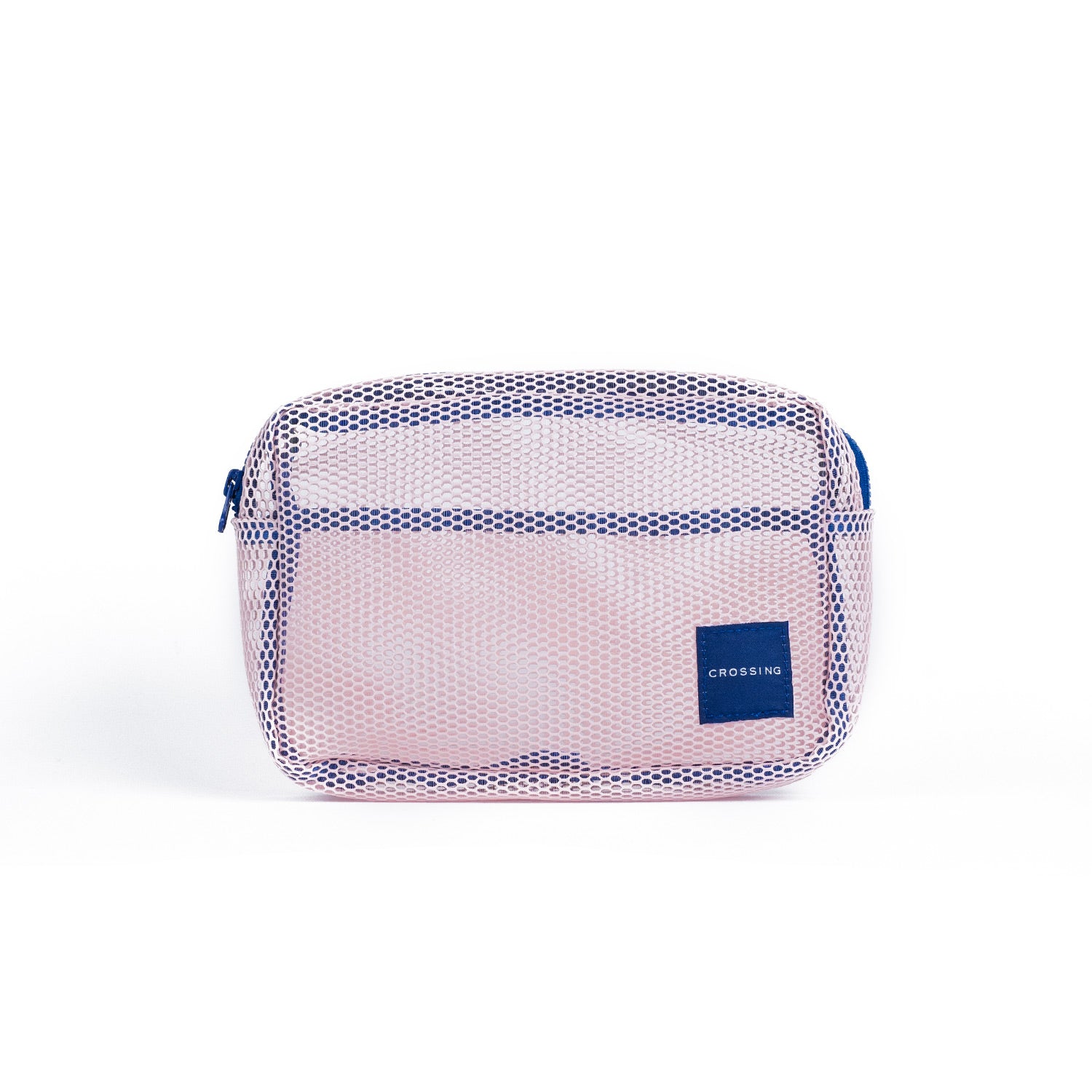 Crossing Jules Everywhere Mesh Pouch (Large) - Pink/Blue