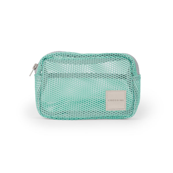 Crossing Jules Everywhere Mesh Pouch (Small) - Mint/Grey