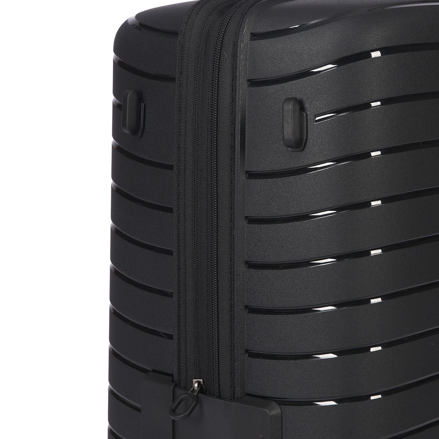Crossing LYTE Polypropylene Large Expandable Luggage - Black
