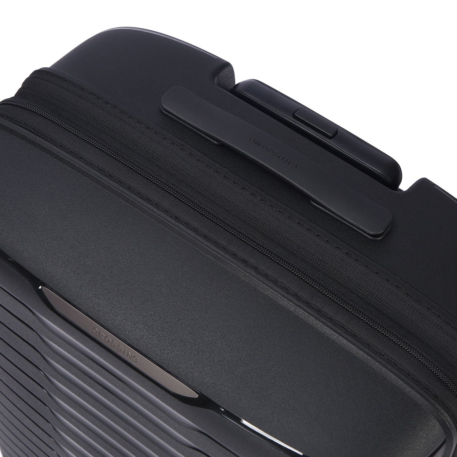Crossing LYTE Polypropylene Medium Expandable Luggage - Black
