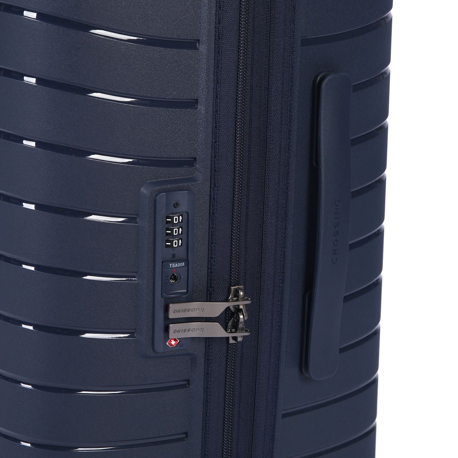 Crossing LYTE Polypropylene Medium Expandable Luggage - Navy