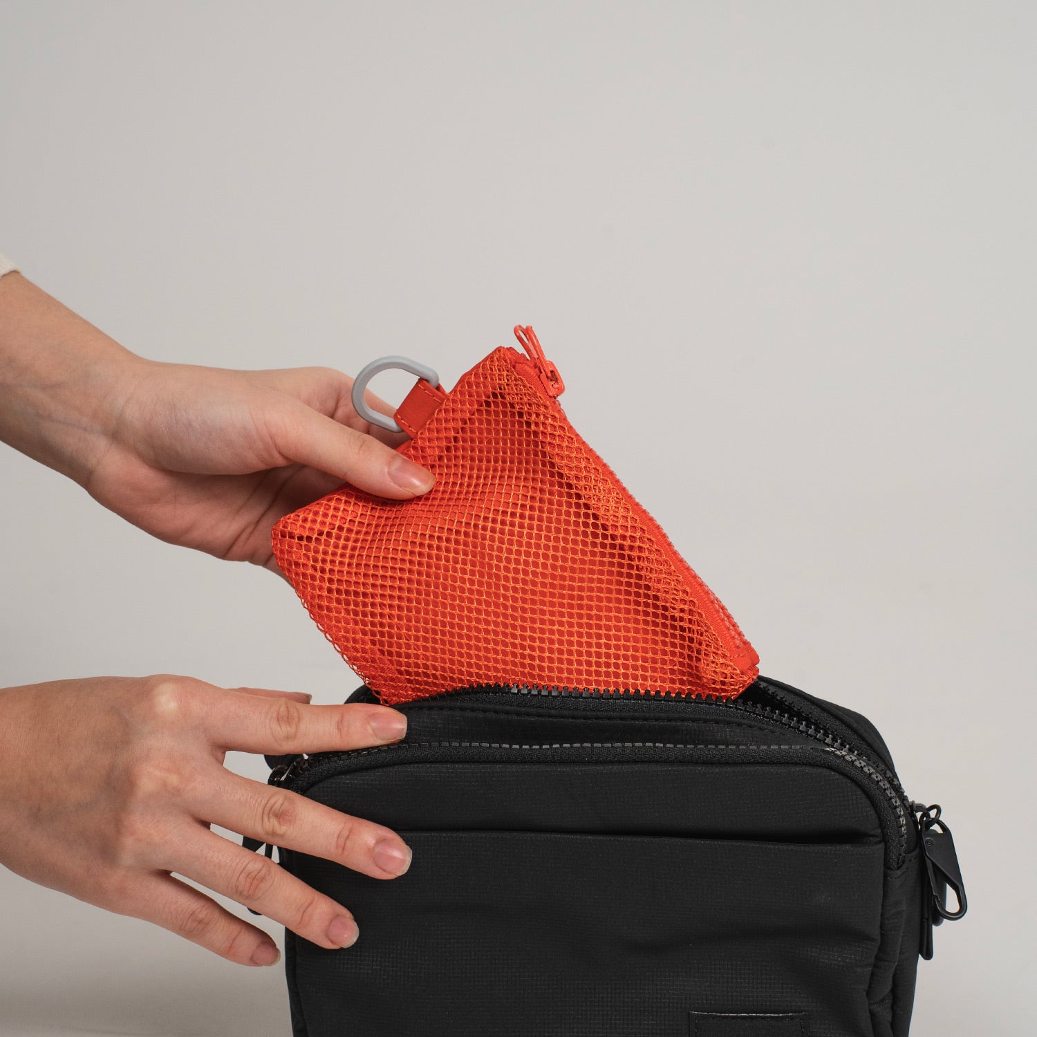 Crossing Mia Double Pocket Mesh 2Pcs Set - Orange