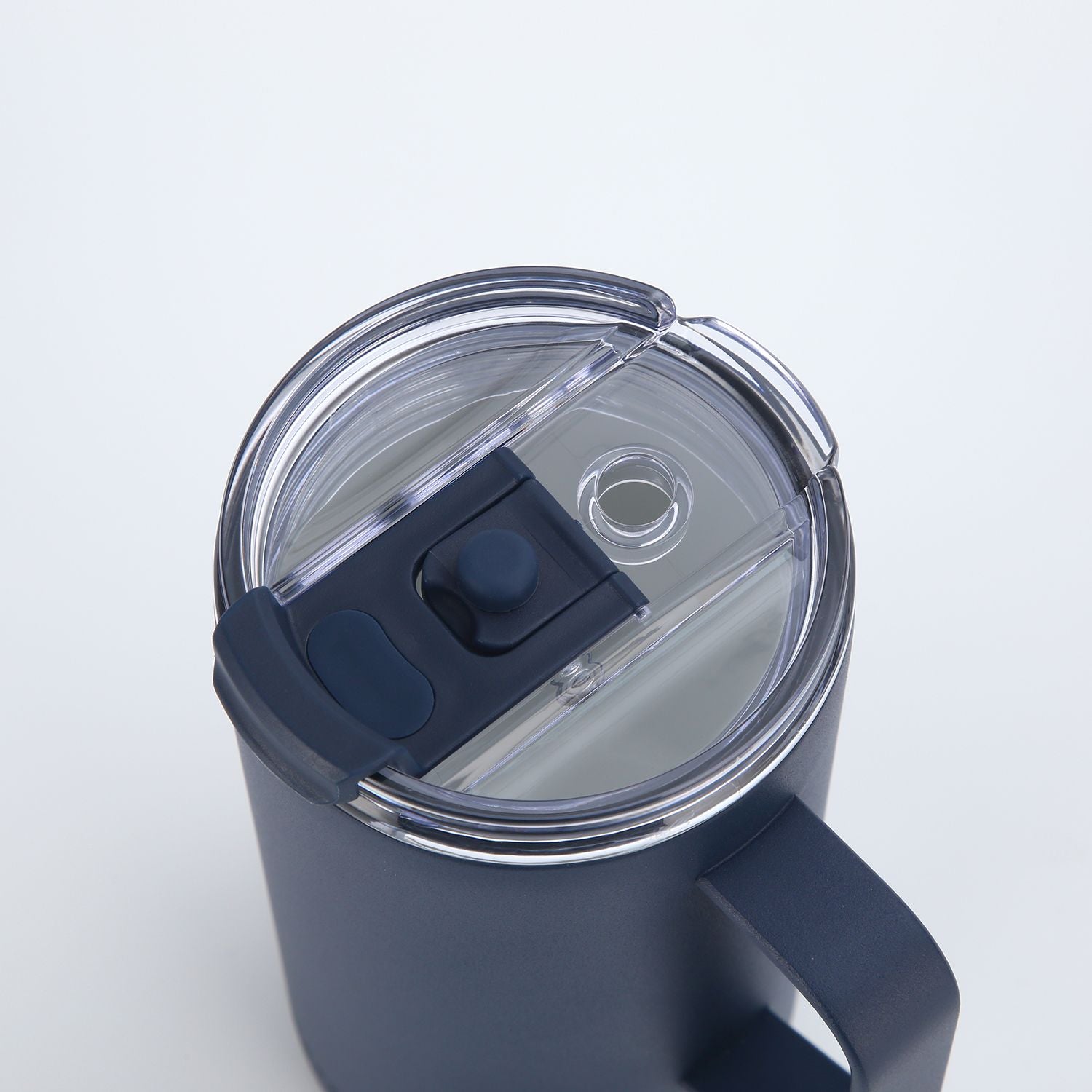 Crossing Neo Insulated S/S Leakproof Ceramic Mug W Handle And Lid 500ml - Ink Blue (Dark Blue)