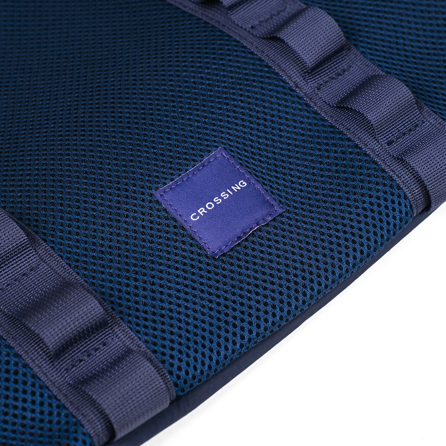 Crossing Noa Drawstring Mesh Tote Bag - Dark Blue