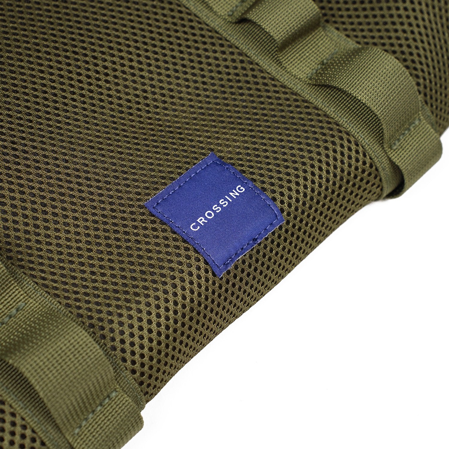 Crossing Noa Drawstring Mesh Tote Bag - Olive