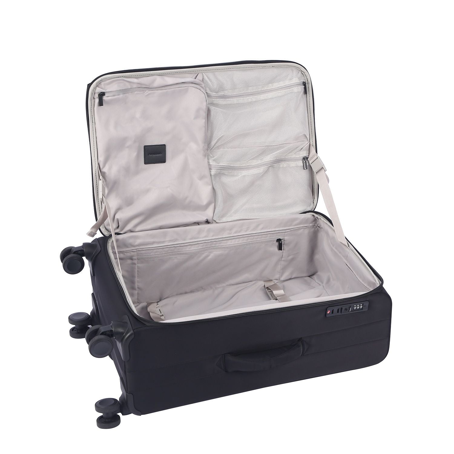 Crossing NOVA Nylon Soft Case Medium Luggage T25 - Black