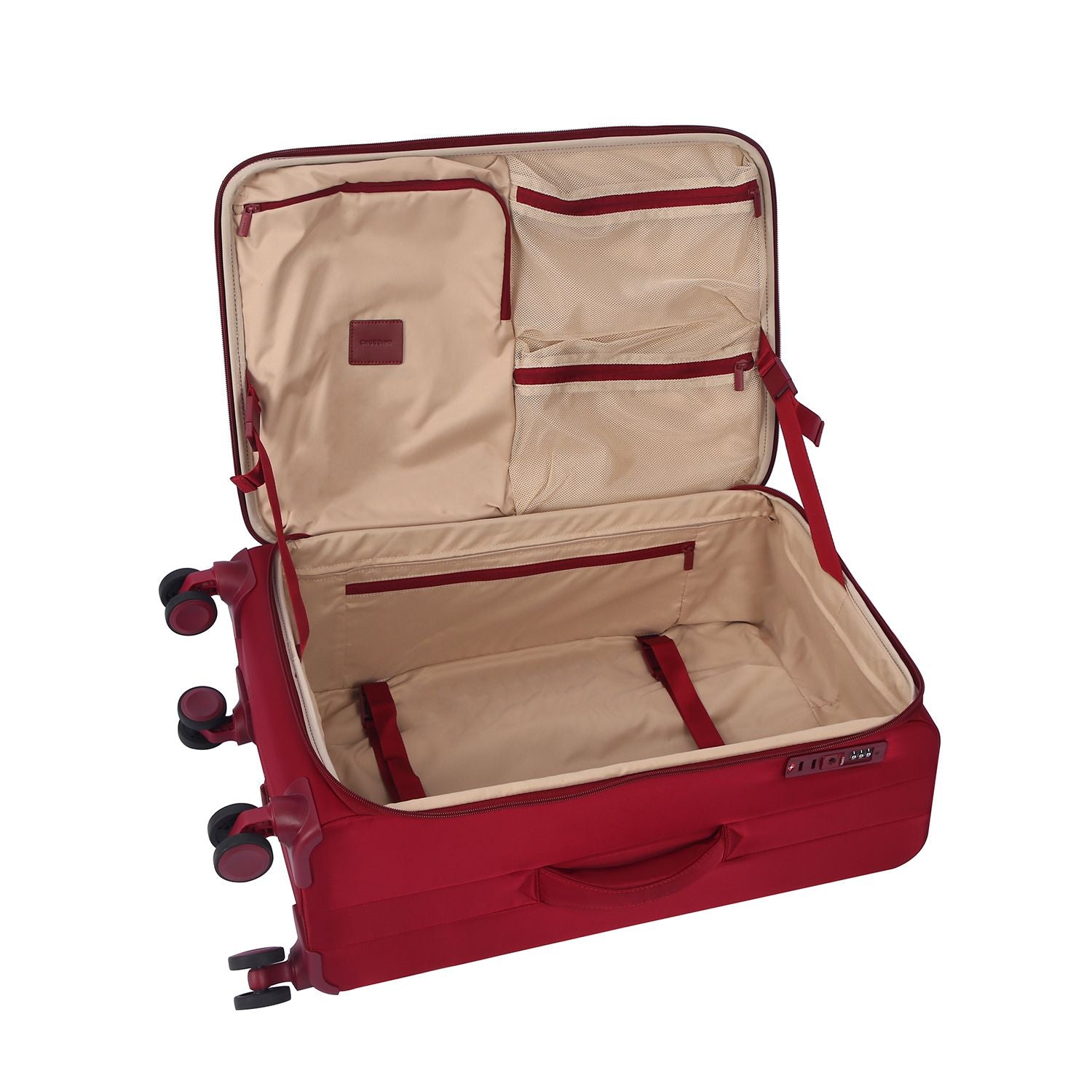 Crossing NOVA Nylon Soft Case Medium Luggage T25 - Burgundy