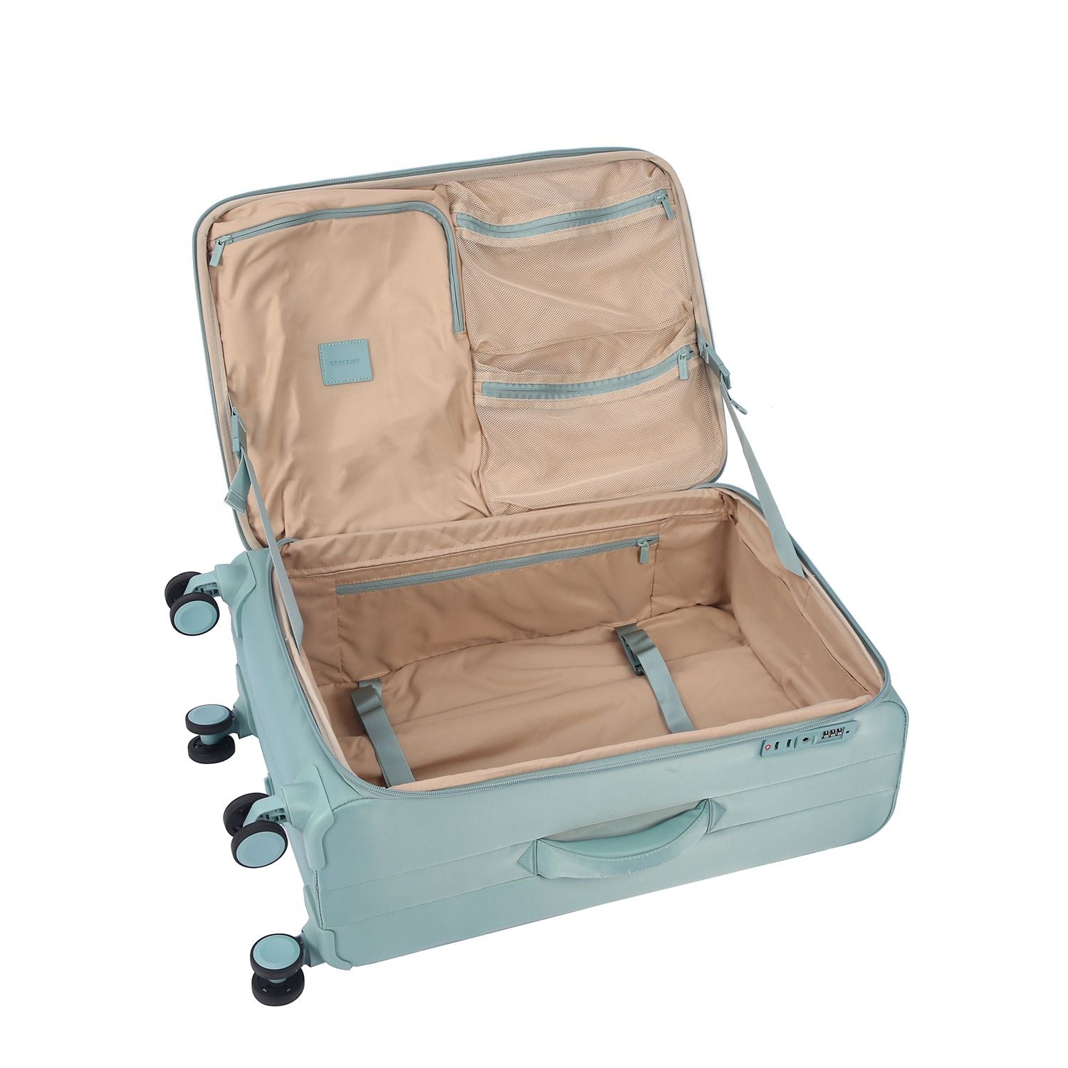 Crossing NOVA Nylon Soft Case Medium Luggage T25 - Sage Green