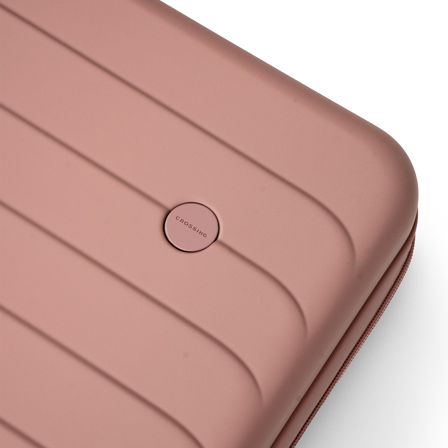 Crossing Ori Collapsible Polycarbonate Carry On 20" Luggage - Rose Quartz