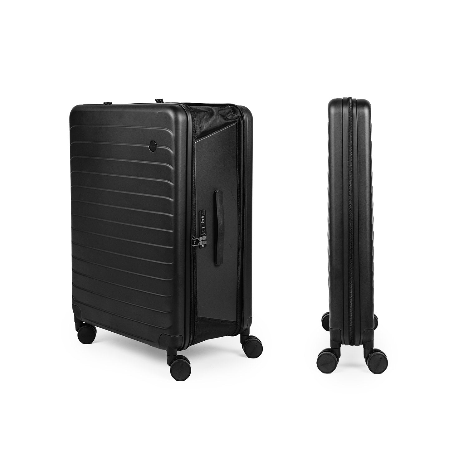 Crossing Ori Collapsible Polycarbonate Medium 26" Luggage - Black