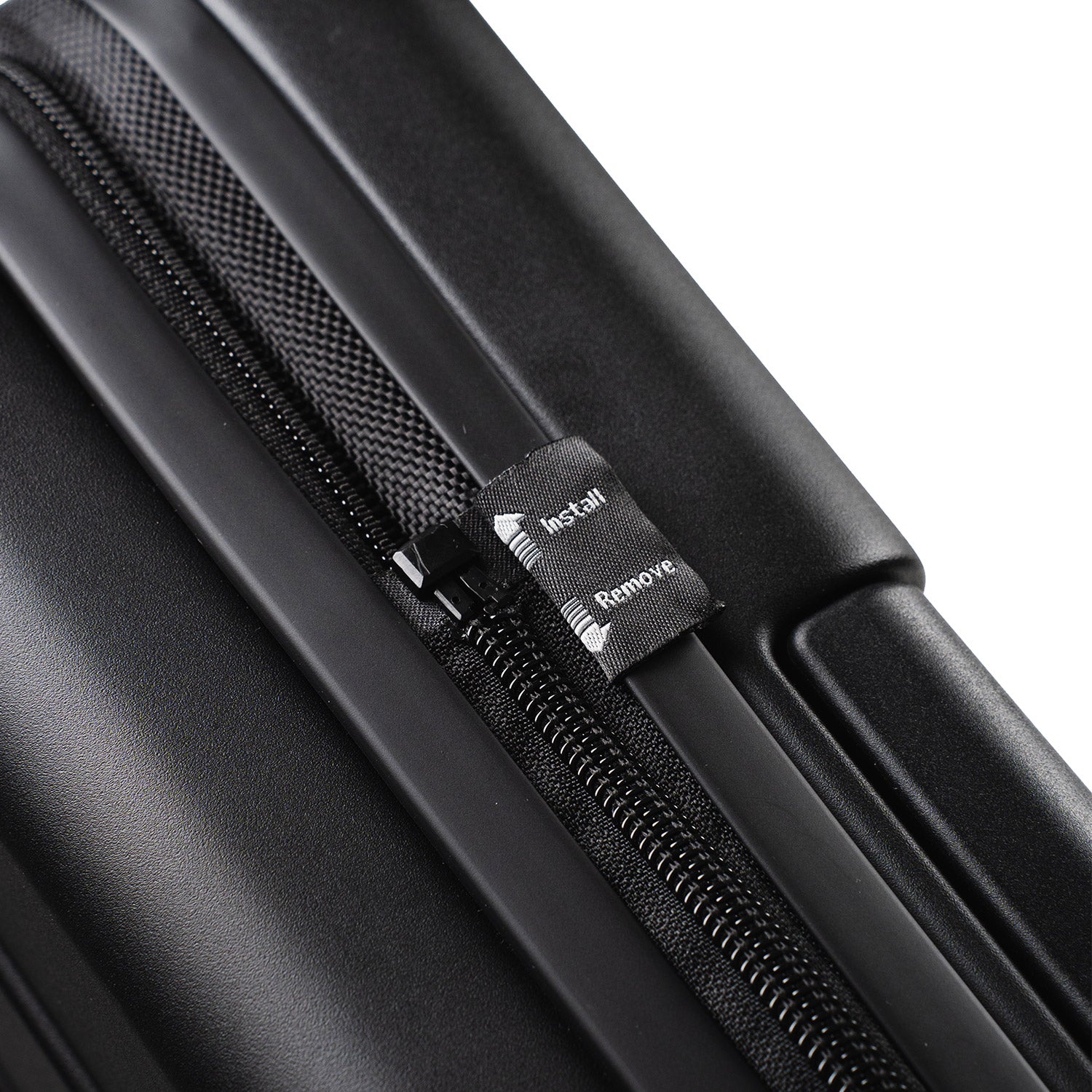 Crossing Ori Collapsible Polycarbonate Medium 26" Luggage - Black