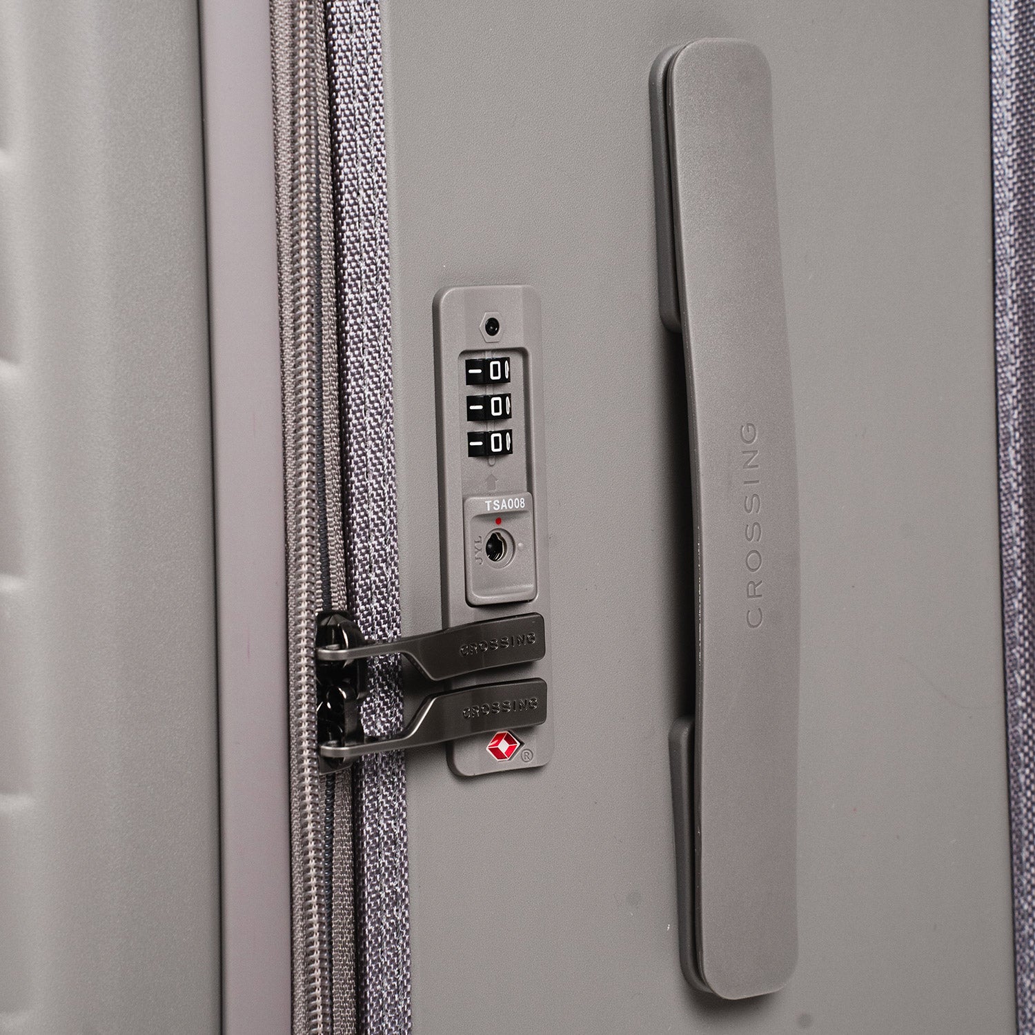 Crossing Ori Collapsible Polycarbonate Medium 26" Luggage - Latte