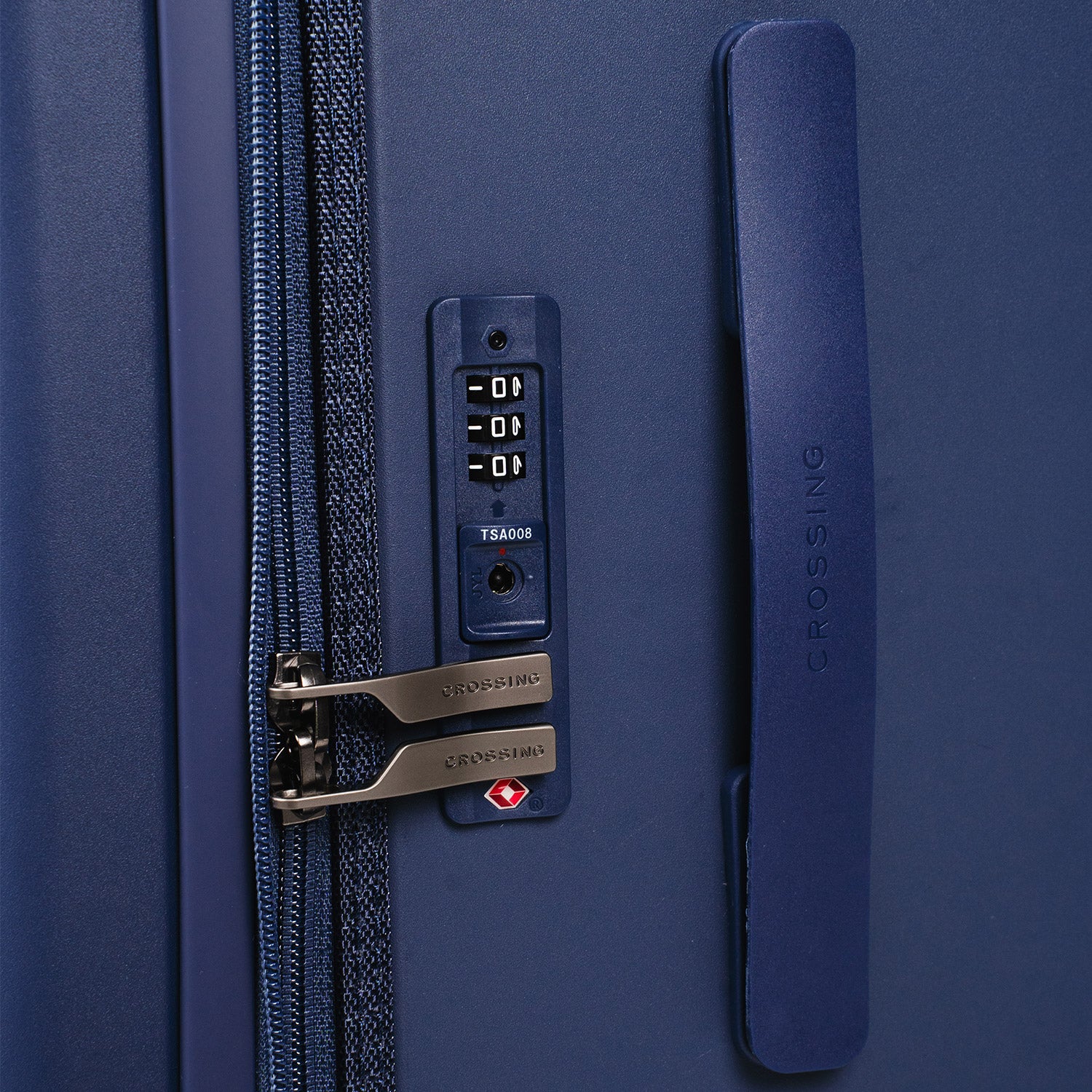 Crossing Ori Collapsible Polycarbonate Medium 26" Luggage - Pewter