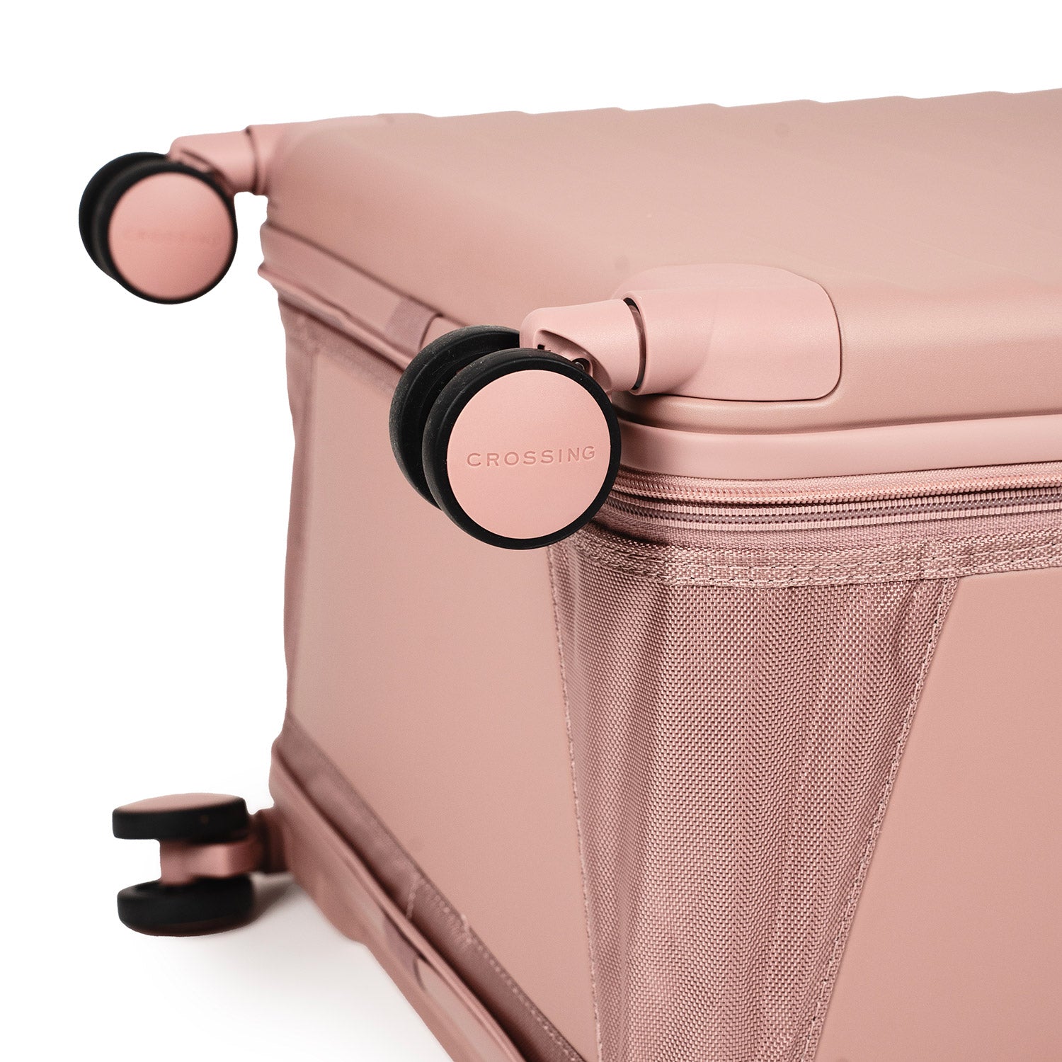 Crossing Ori Collapsible Polycarbonate Medium 26" Luggage - Rose Quartz